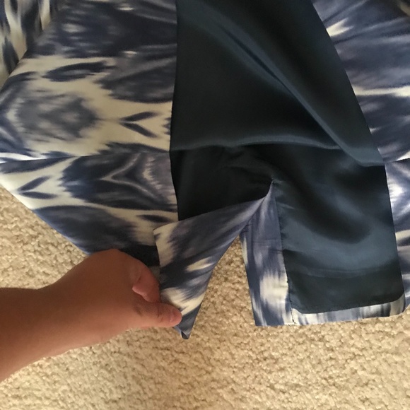 J. Crew | Strapless Silk Patterned Dress - Picture 5 of 11